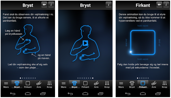 PanicRelief (dansk) app