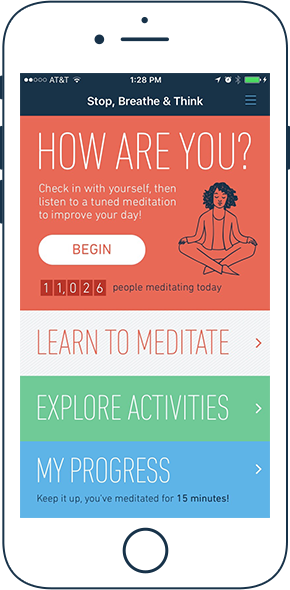 Stop, Breathe & Think: Meditation & Mindfulness